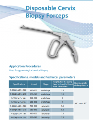 cervix biopsy forceps